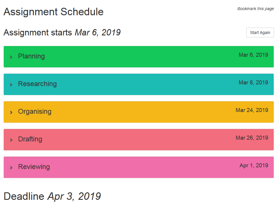 ASK Assignment Calculator