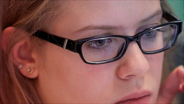 Studentin Fotoausschnitt