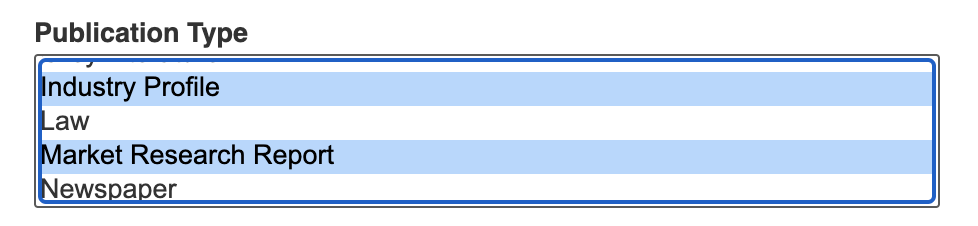 Business Source Complete Publication type