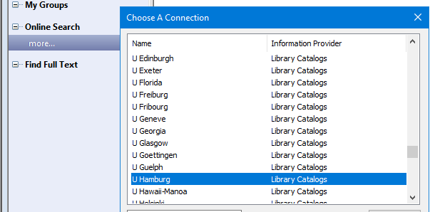Datenbankverbindung wieder hinzufügen / Add connection file
