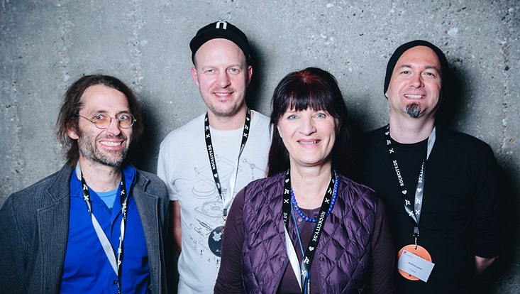 Gruppenfoto Sabine Maasen, Jacob Sello u. a.