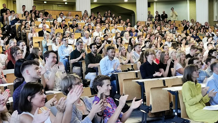 Publikum Absolventenfeier