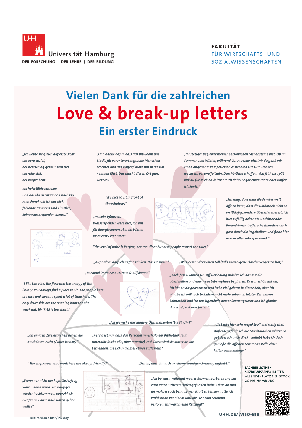 Love and break-up letter Sowi-Bib