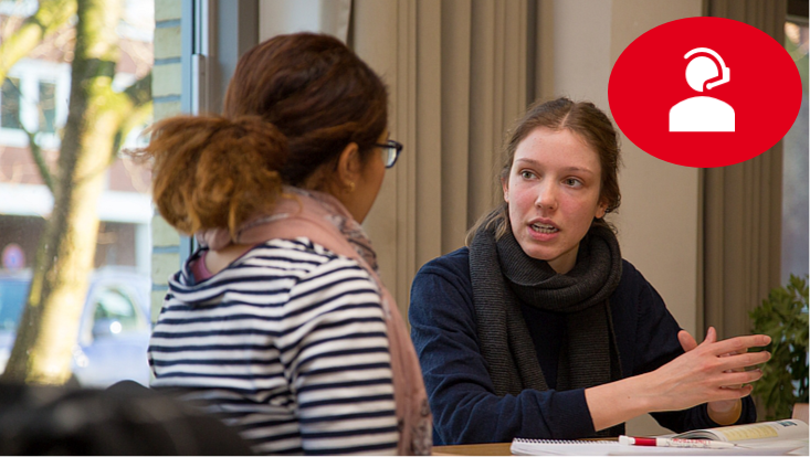 Studierende bei Lernen/Learning students