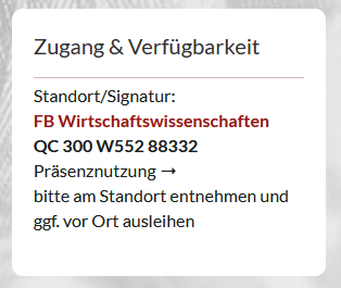Screenshot Katalogplus Präsenznutzung