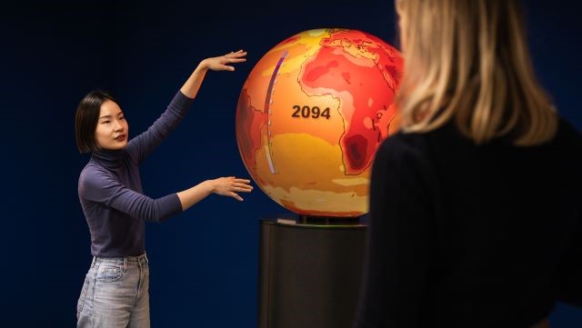 students showing the future of climate change