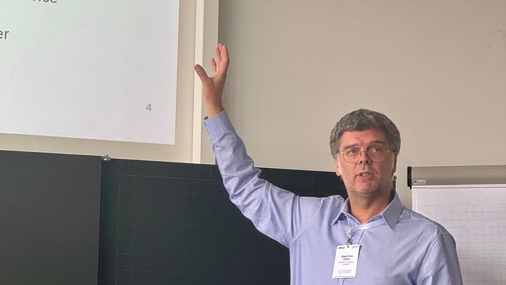 Sebastian Späth auf der CINet 2025.