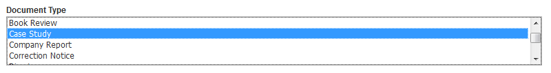 Case Studies - Document Type