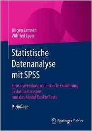 Buchcover - Statistische Datenanalyse mit SPSS