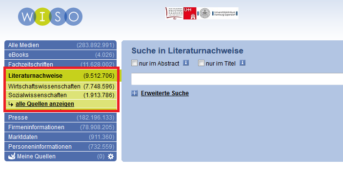 Limit - Wiso - Literaturnachweise